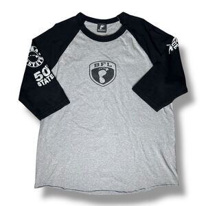 Barefoot League Aloha Hawaii 50th State Graphic Gray Jersey Tshirt Men’s Size XL